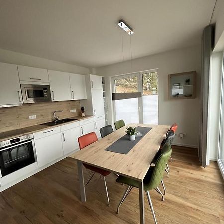 Diemelblick Acht - Ferienhaus Fuer 6 Personen Mit Sauna, Garten Und Dachterrasse Mit Panoramablick Heringhausen Kültér fotó