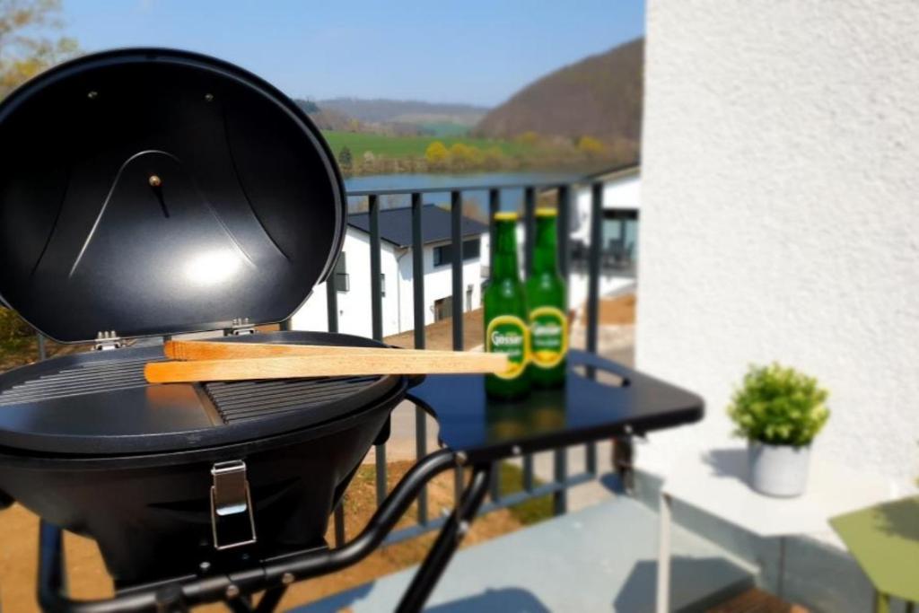 Diemelblick Acht - Ferienhaus Fuer 6 Personen Mit Sauna, Garten Und Dachterrasse Mit Panoramablick Heringhausen Kültér fotó