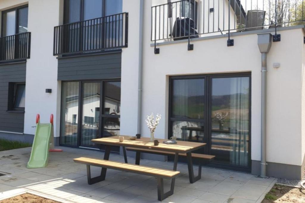 Diemelblick Acht - Ferienhaus Fuer 6 Personen Mit Sauna, Garten Und Dachterrasse Mit Panoramablick Heringhausen Kültér fotó